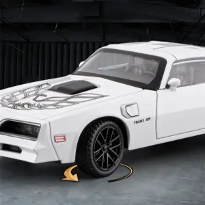 1:32 Black Firebird Muscle Car Model 11 S2076374bf93e4582bc3dd2eb209d019az