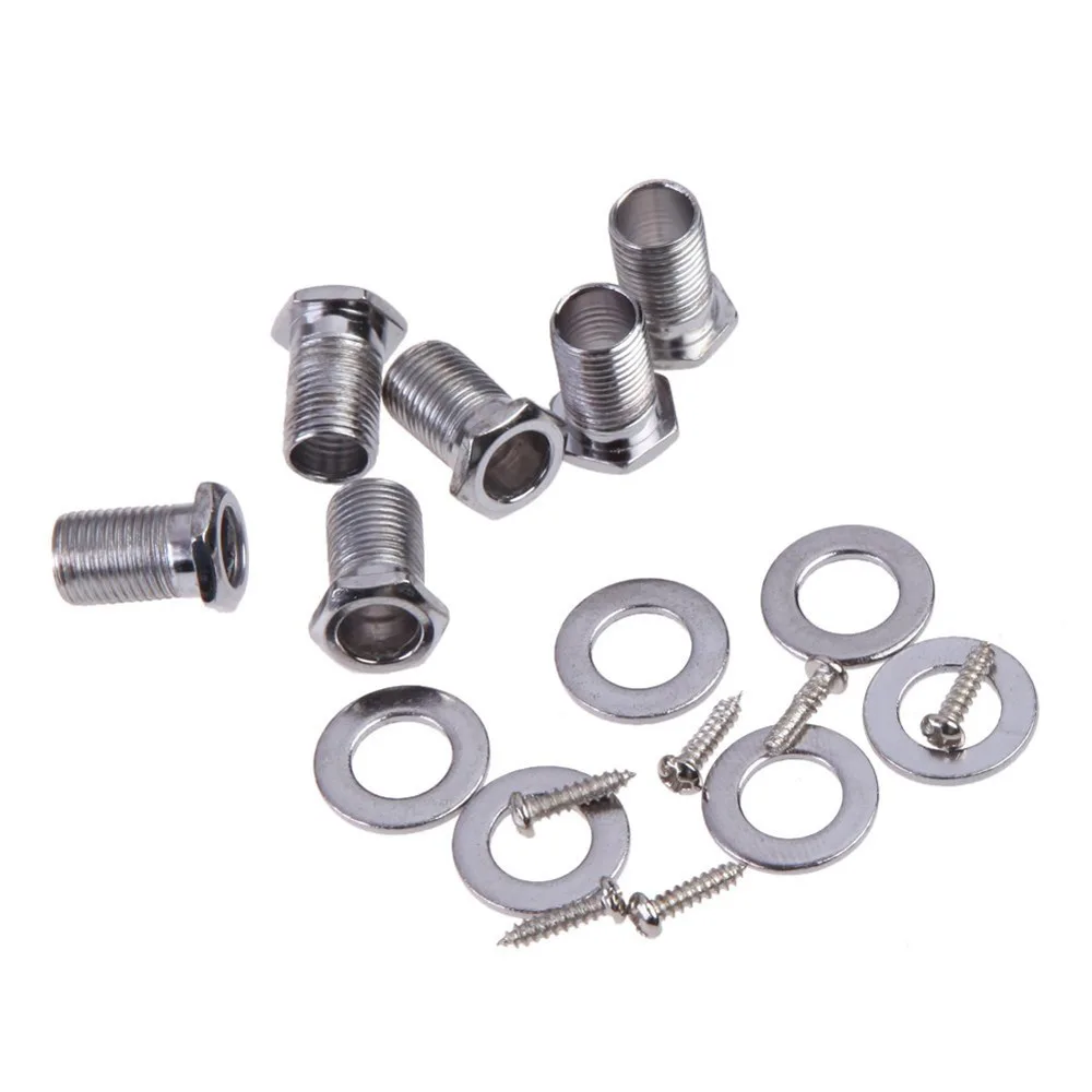 Folk Guitar Chrome Knob Set (6 pcs) 4 Folk Guitar Chrome Knob Set (6 pcs) - Image 4