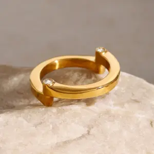 Elegant Gold Stainless Steel Women's Ring JDR2406011 12 S20be90f0f66e4215a5611ed0d3490d48r