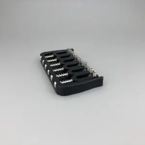 6-String Metal Fixed Guitar Bridge in Black, Chrome, Gold 11 S20c7004593c14a3eb9ccb02cc0d857d3U