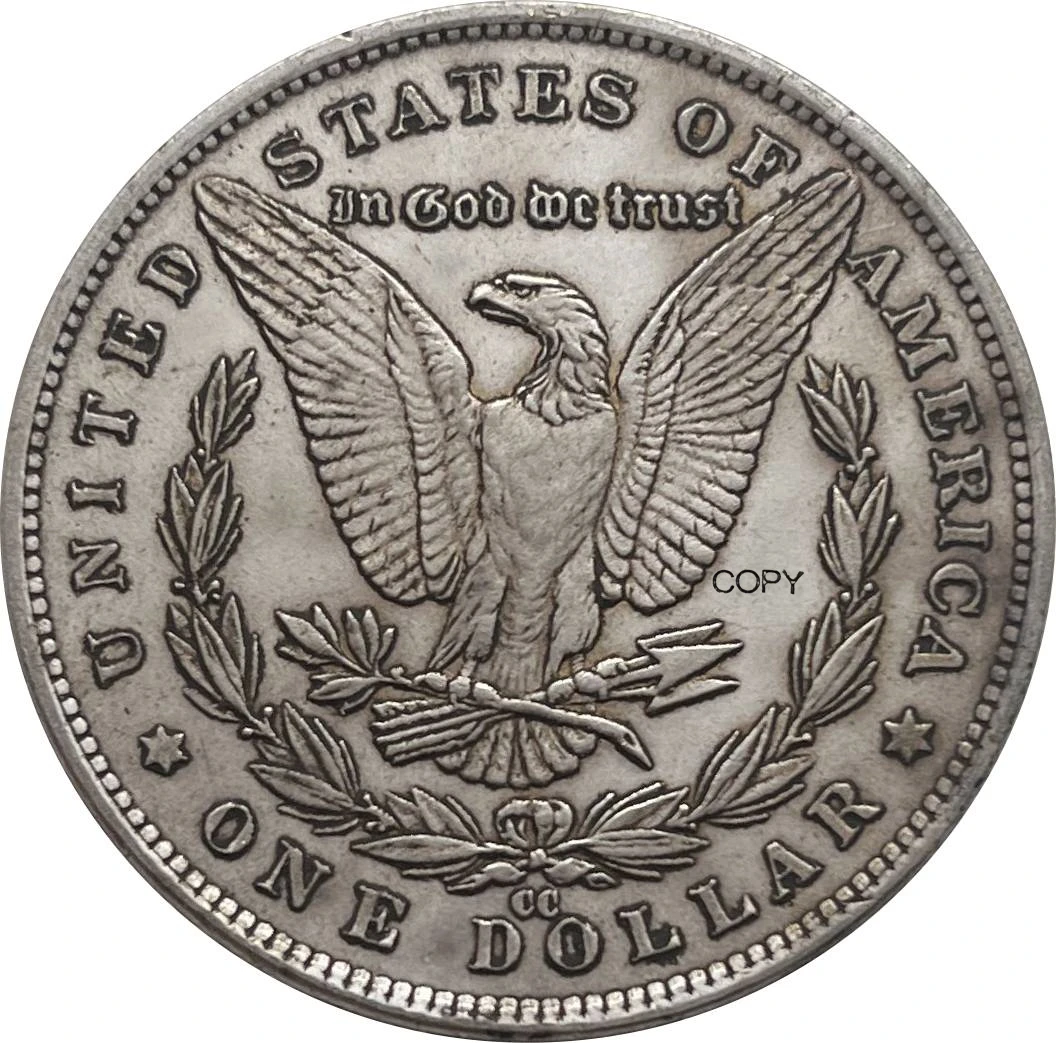 1889 Morgan Silver Coin Replica Collection Piece 6 1889 Morgan Silver Coin Replica Collection Piece - Image 6