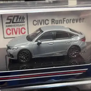 Diecast Honda Civic Gen.11 Model - 1:64 Scale 19 S20dc985f219b4497a2108be9e1f9be1bv