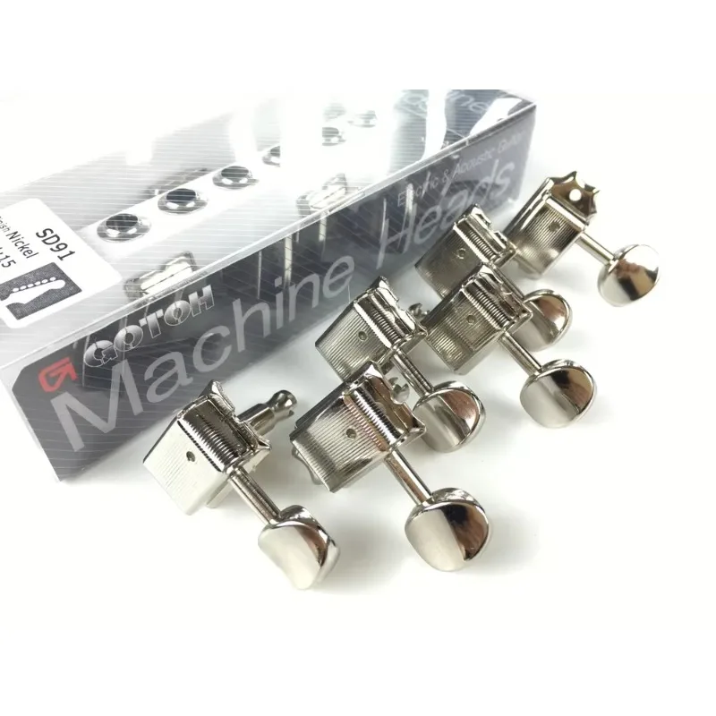 Vintage Nickel Guitar Tuning Machines SD91-05M 3 Vintage Nickel Guitar Tuning Machines SD91-05M - Image 3