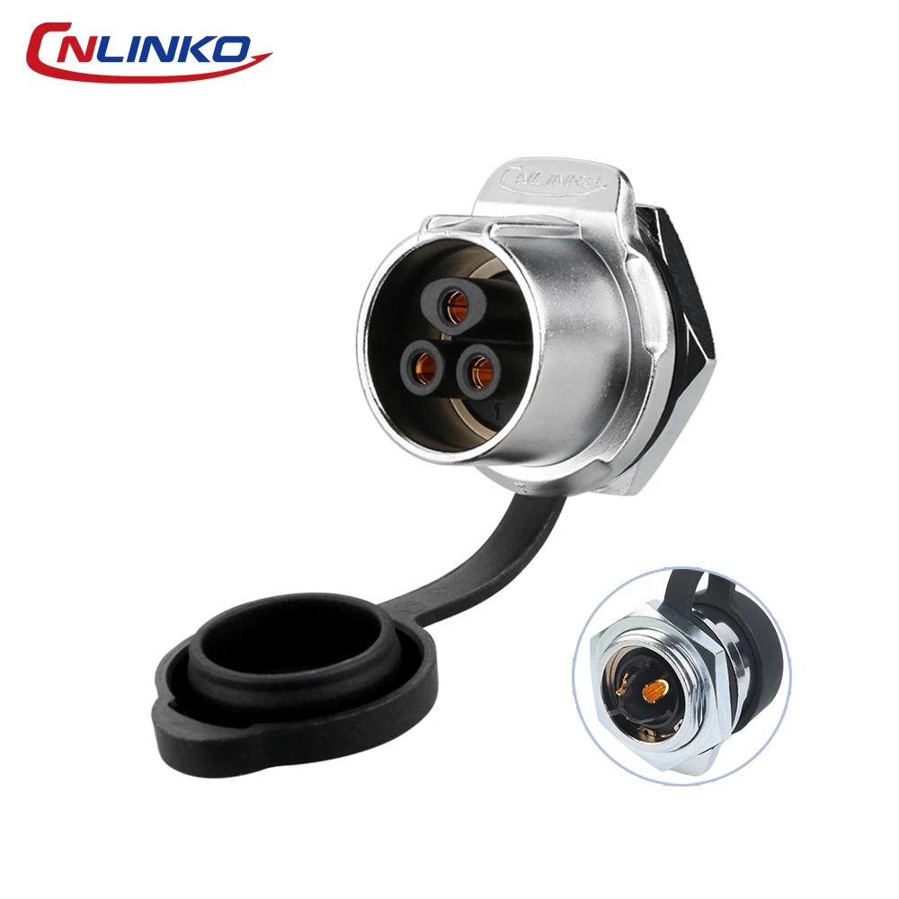 Industrial Waterproof LP20 90° Connector with Multiple Pins 3 Industrial Waterproof LP20 90° Connector with Multiple Pins - Image 3