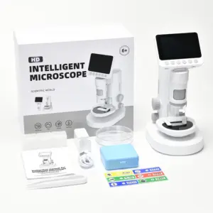 White Digital Microscope with 200x-1000x Zoom