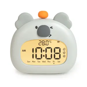 Animal-themed LED Alarm Clock with Night Light 16 S20f48e0659c040cea8494f4531212429u