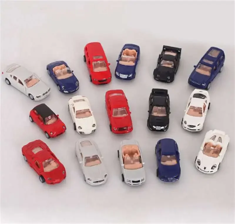 16-Piece Modern Car Scale Model Set 4 16-Piece Modern Car Scale Model Set - Image 4