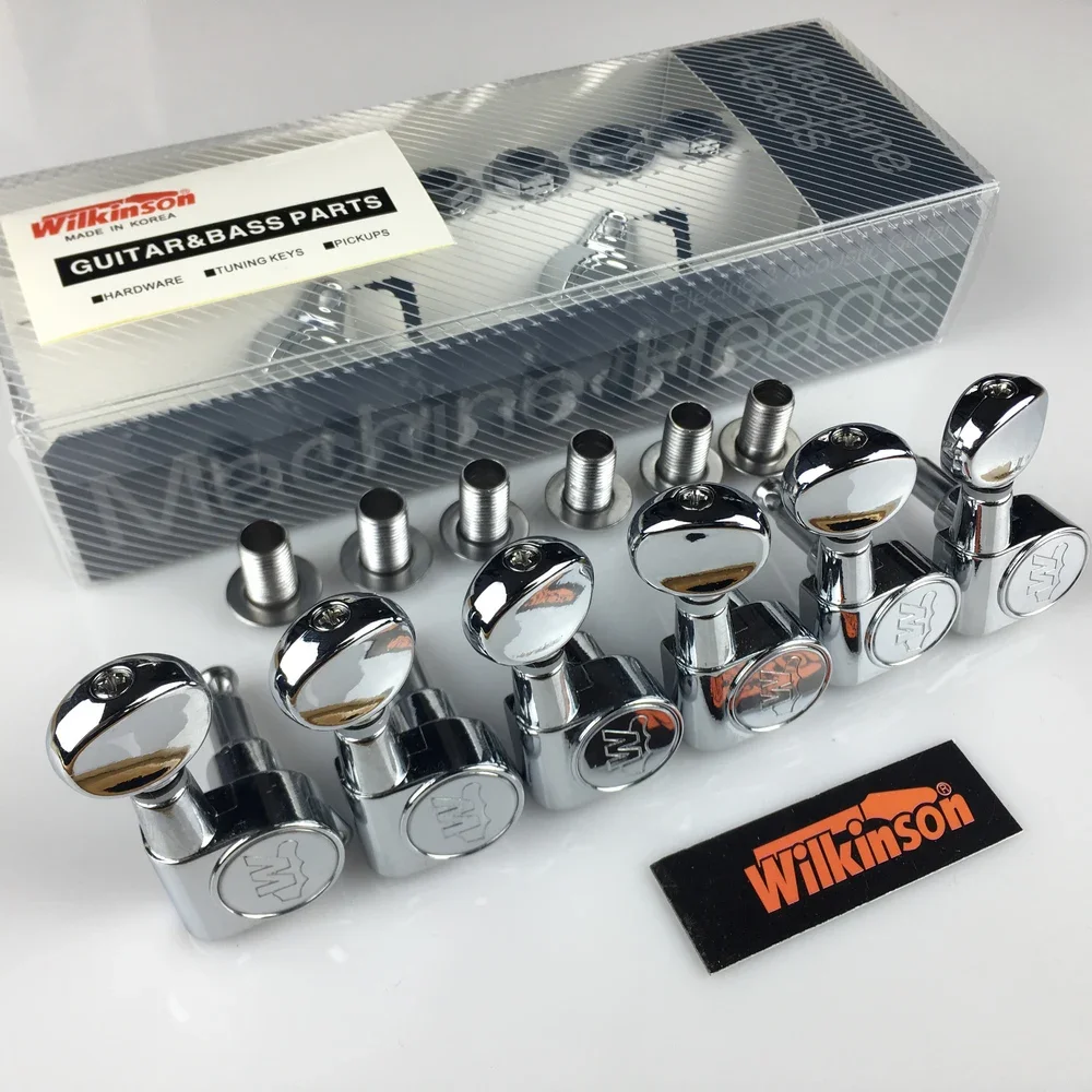 Wilkinson WJN-05 Chrome Guitar Tuners Set 2 Wilkinson WJN-05 Chrome Guitar Tuners Set - Image 2