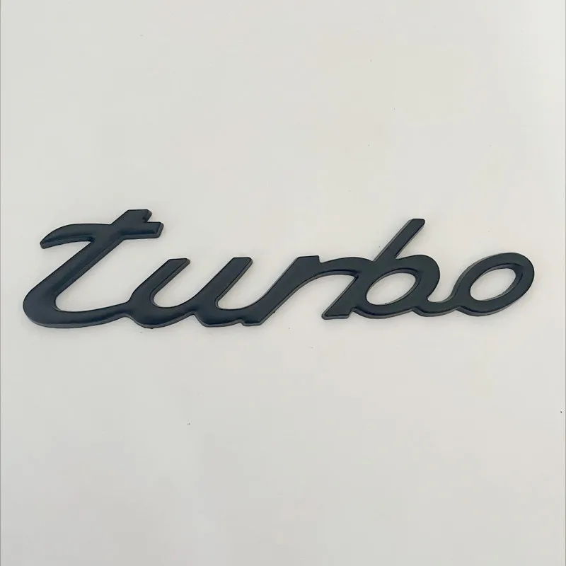 3D Metal Turbo Emblem for Cars—12.8cm x 3cm 5 3D Metal Turbo Emblem for Cars—12.8cm x 3cm - Image 5