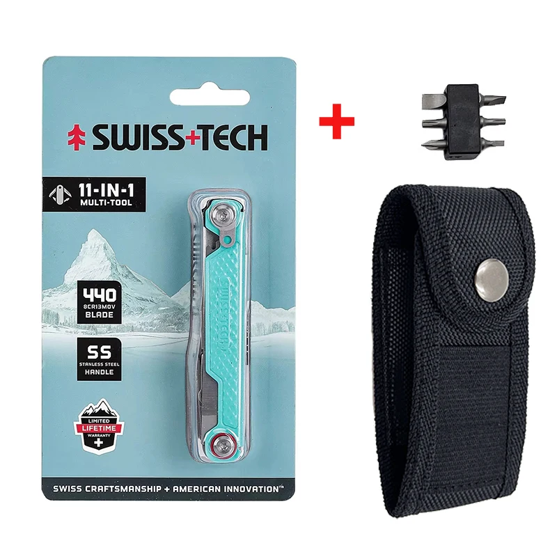 Swiss Tech 11-in-1 Compact Multitool for Outdoors 7 Swiss Tech 11-in-1 Compact Multitool for Outdoors - Image 7