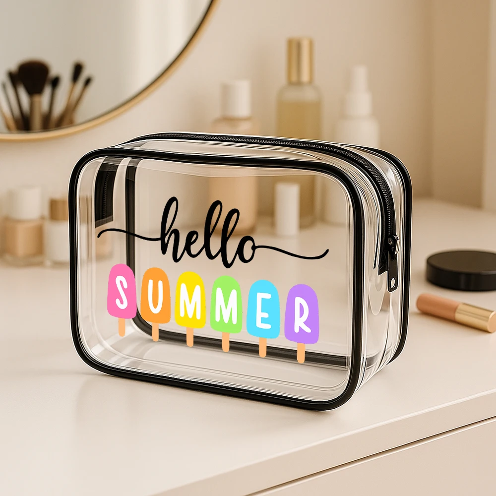 Waterproof PVC Summer Handbag in 3 Sizes 5 Waterproof PVC Summer Handbag in 3 Sizes - Image 5