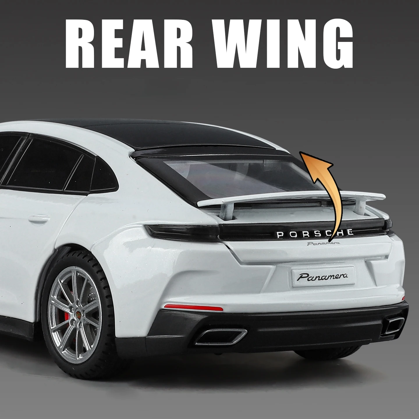 Black Porsche Panamera 1:24 Diecast Model 4 Black Porsche Panamera 1:24 Diecast Model - Image 4