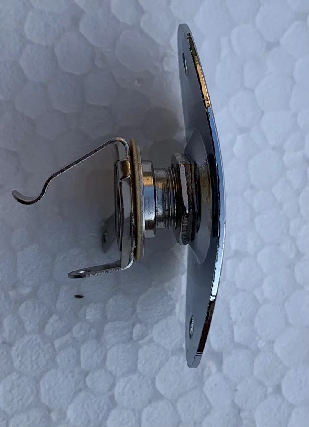 Oval Curved Bass Jack Plate in Gold, Black, Chrome 5 Oval Curved Bass Jack Plate in Gold, Black, Chrome - Image 5