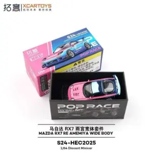 Pink Mazda RX7 1:64 Diecast Model Car