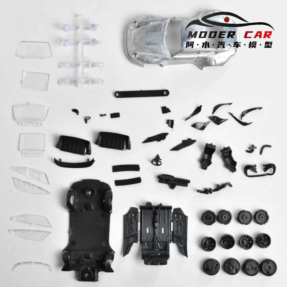 Porsche RWB 993 1:64 Diecast Model Black 5 Porsche RWB 993 1:64 Diecast Model Black - Image 5