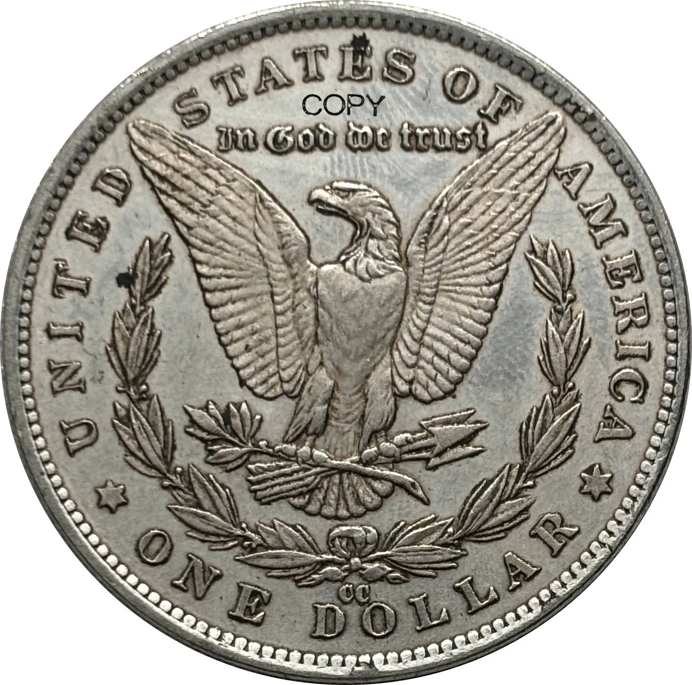 Replica US 1878 CC Morgan Silver Coin 6 Replica US 1878 CC Morgan Silver Coin - Image 6