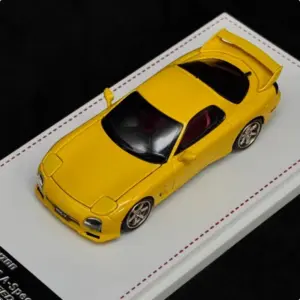 Vibrant Yellow Mazda RX7 FD3S Model 1/64 Scale 7 S21b186aa3da74829ae6cf0905f8579864