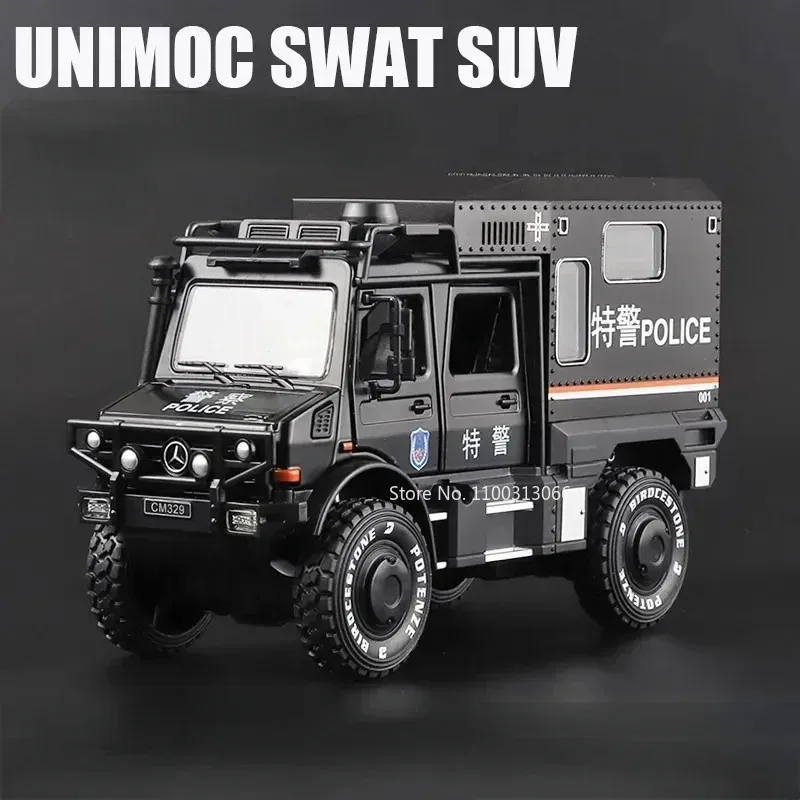 1:28 Scale Unimog Off-Road Vehicle Toy 8 1:28 Scale Unimog Off-Road Vehicle Toy - Image 8