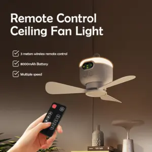 Modern 270mm Coastal Ceiling Fan with Light 11 S21ba0ed15515475891c3056e38ececceH