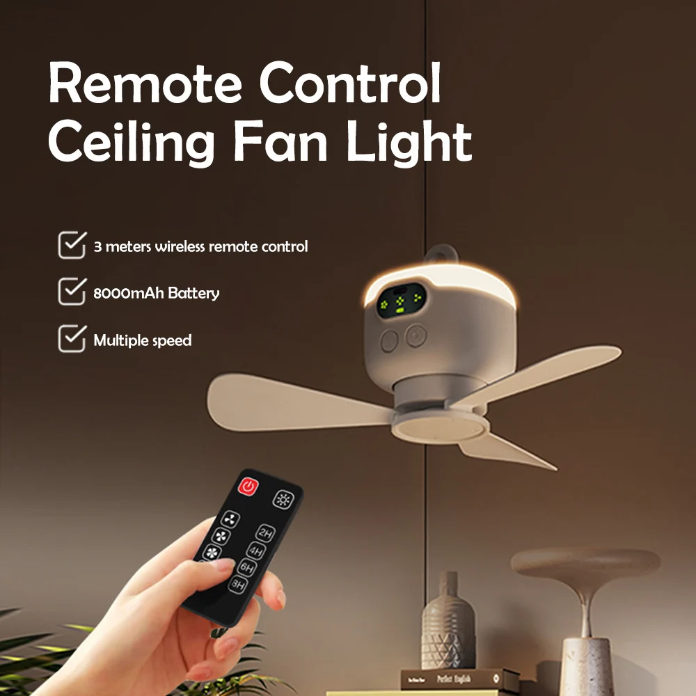 Modern 270mm Coastal Ceiling Fan with Light 5 Modern 270mm Coastal Ceiling Fan with Light - Image 5
