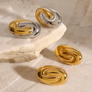 Stainless Steel Vortex Earrings for Women 9 S21cc2783057c472eba05bd5e9b440976M