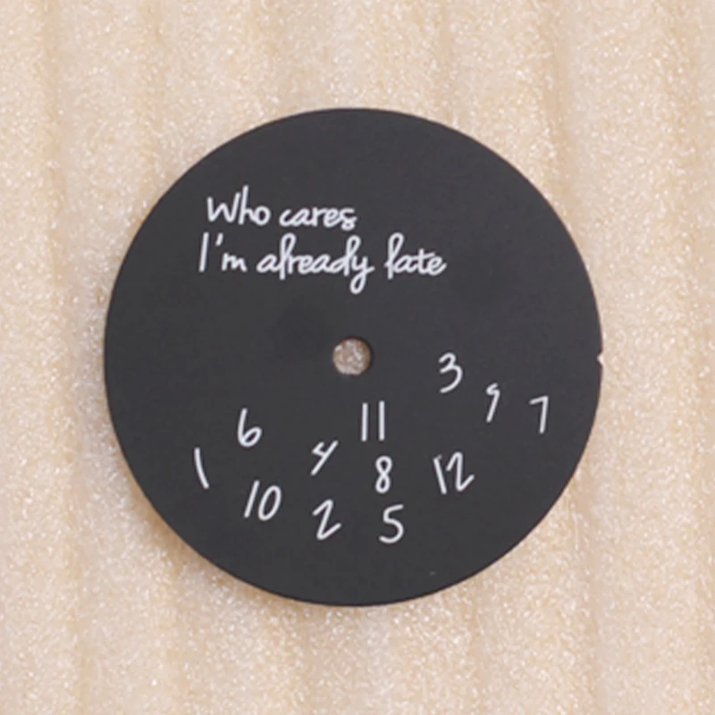 28.5mm Minimalist Watch Dial for Custom Builds 2 28.5mm Minimalist Watch Dial for Custom Builds - Image 2