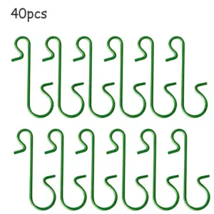 Colorful Metal S-Shaped Christmas Hooks (Set of 40) 16 S21f7366a60eb485988f591b4a8be1276b