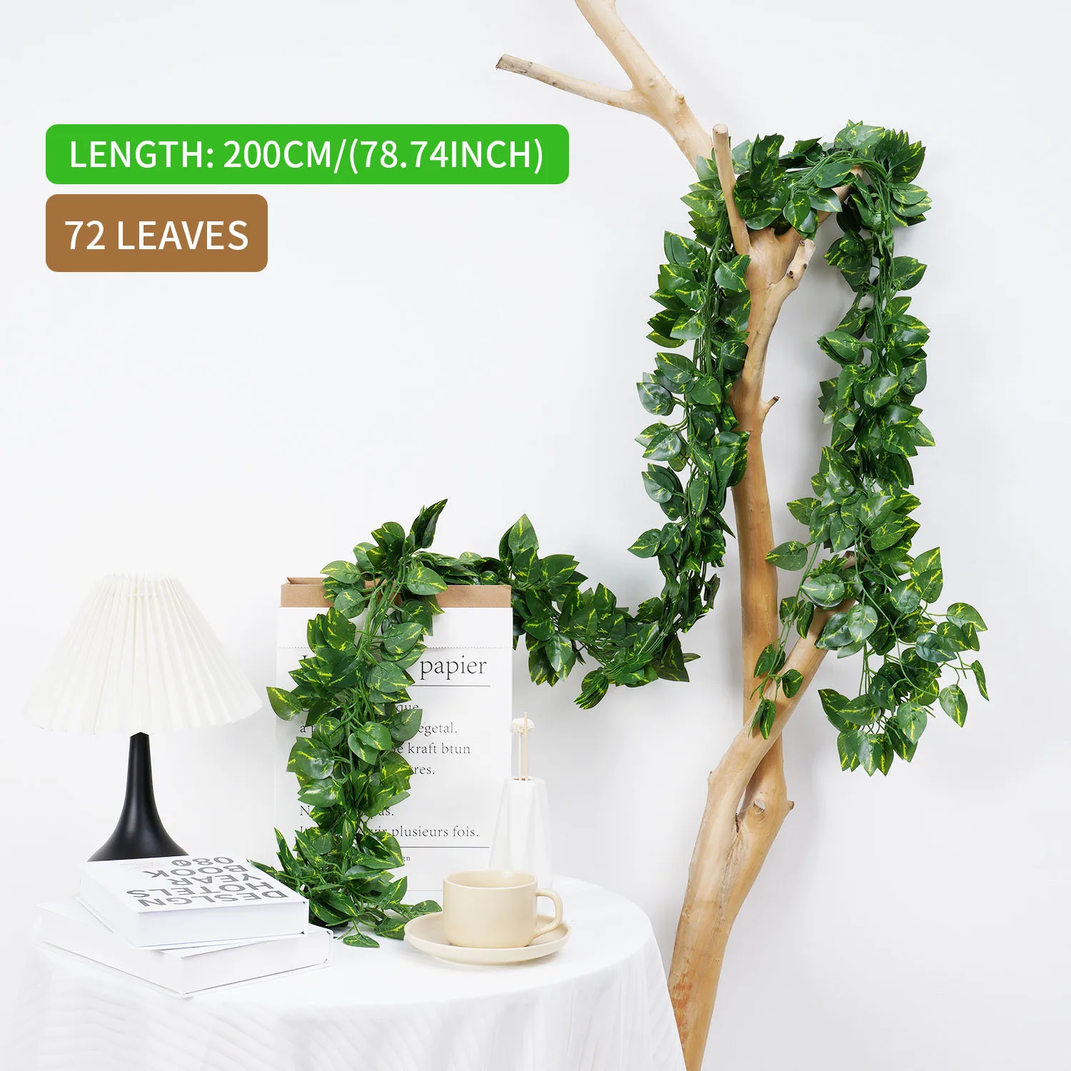 Artificial Ivy Garland Set of 12, 200cm 8 Artificial Ivy Garland Set of 12, 200cm - Image 8