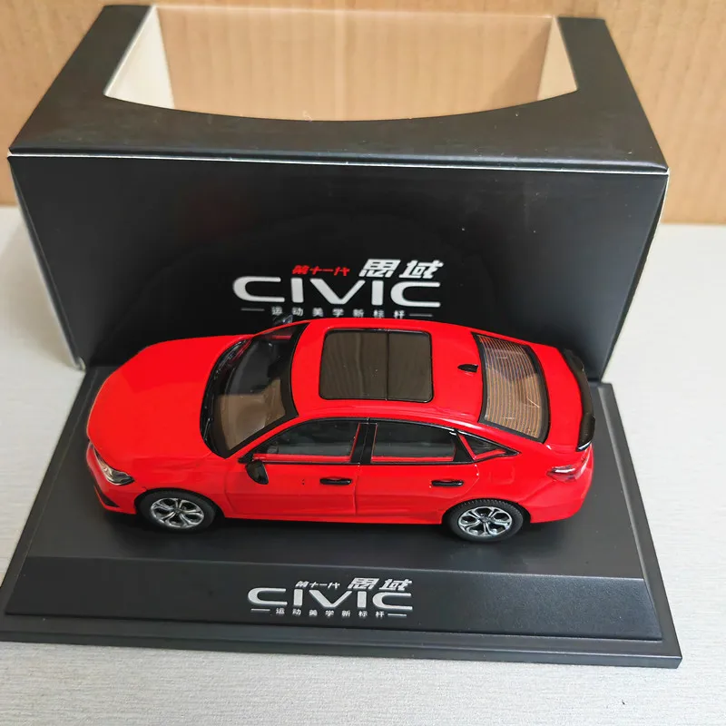Red 2025 Honda Civic Model 1:43 Diecast 2 Red 2025 Honda Civic Model 1:43 Diecast - Image 2