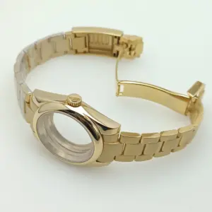 39mm Gold-Finished Watch Case for NH Movements 11 S22376770da8a4efb9bcbe60ea4849c29H
