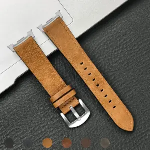 Leather Strap for Galaxy Watch Models 12 S225db82811554c2fb66f1ef672f4c9422