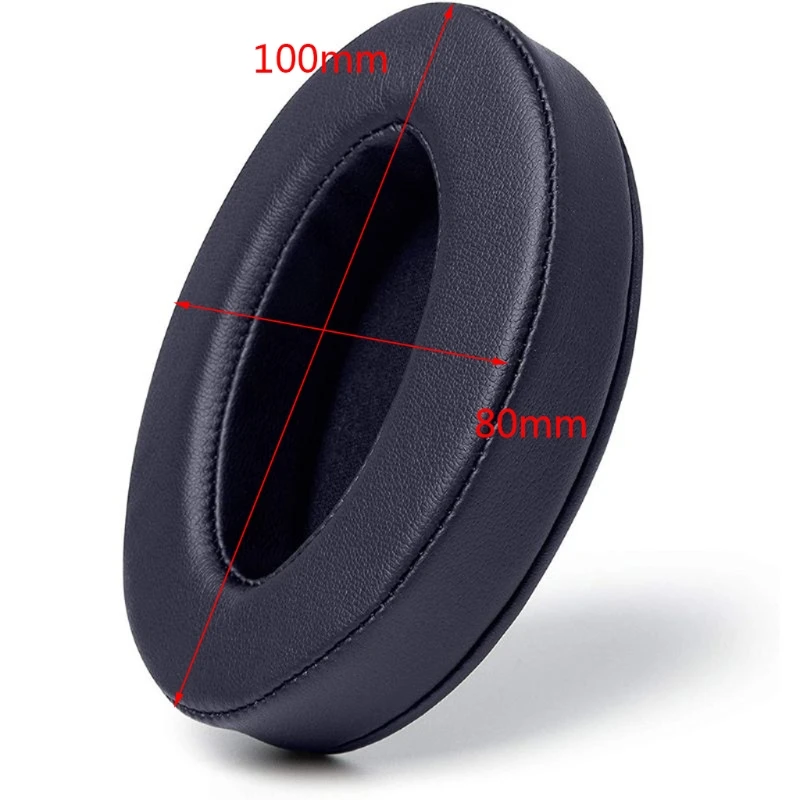 Leather Ear Pads for Headphones 110x80mm 6 Leather Ear Pads for Headphones 110x80mm - Image 6