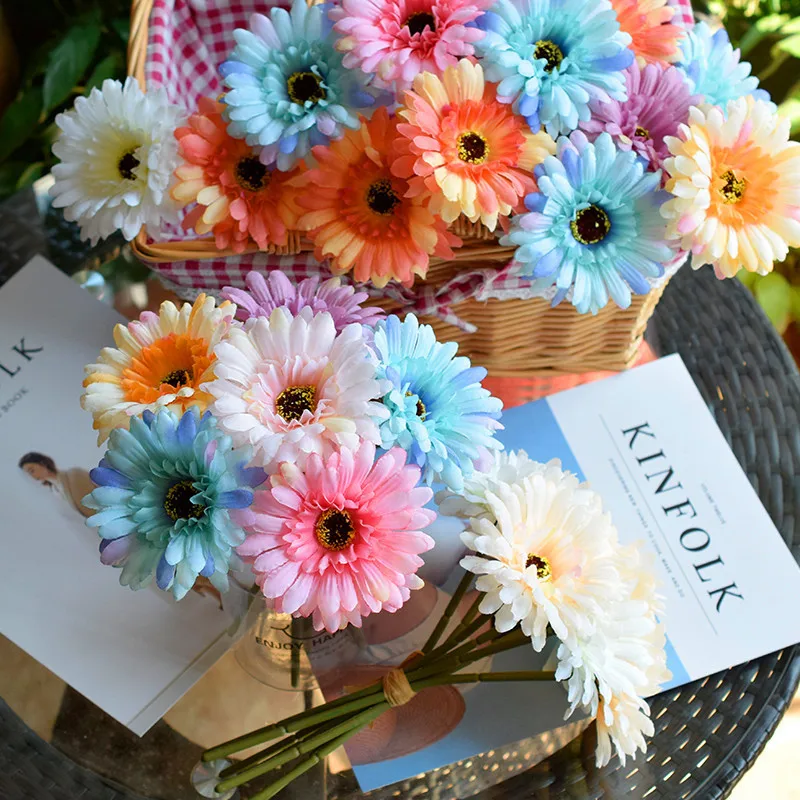 Artificial Gerbera Flower Bouquet in Vibrant Colors 2 Artificial Gerbera Flower Bouquet in Vibrant Colors - Image 2
