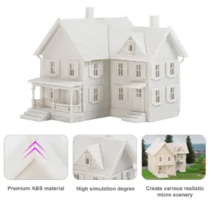 Two-Story Replica House Kit for Model Railroads 9 S226f30322eb74f0f85e511c6931f5f8b7