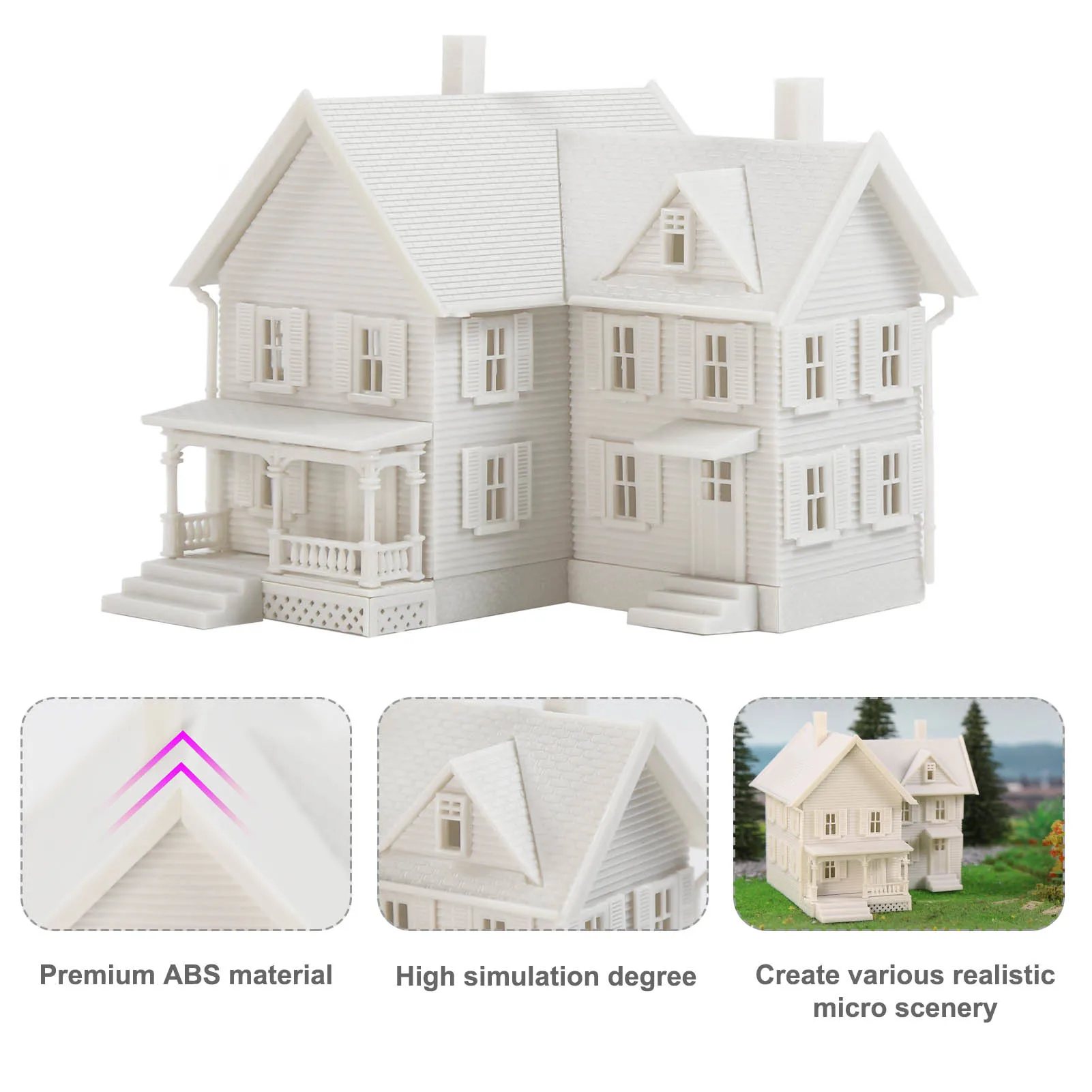 Two-Story Replica House Kit for Model Railroads 4 Two-Story Replica House Kit for Model Railroads - Image 4