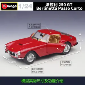 Ferrari 250 Gt 1:24 Diecast Model Collection 7 S227e19280c9f4440b46c90b41eda03a6q