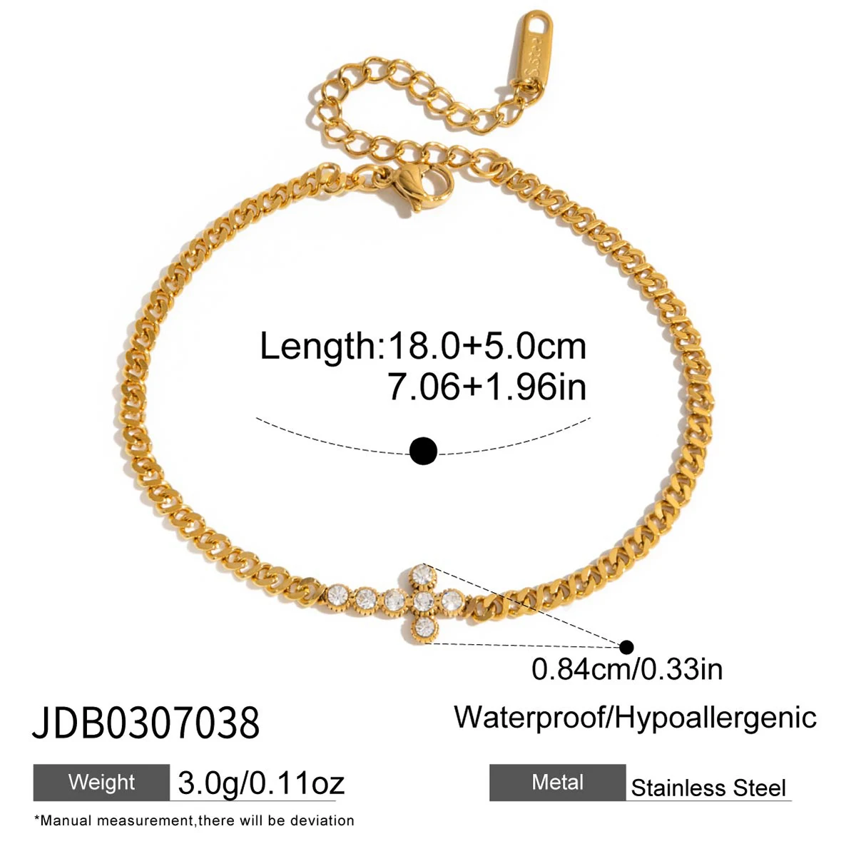 Stainless Steel Zircon Bracelet for Women 9 Stainless Steel Zircon Bracelet for Women - Image 9