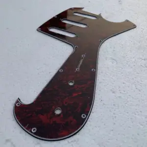 Red and Black Marbled Guitar Pickguard 8 S2294a49f464d4ab7ba78537fd3dc0ec0e