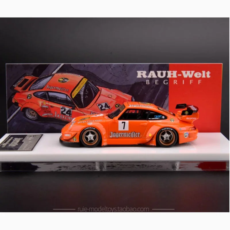 FuelMe 993 RWB Resin Model in Vibrant Orange 3 FuelMe 993 RWB Resin Model in Vibrant Orange - Image 3