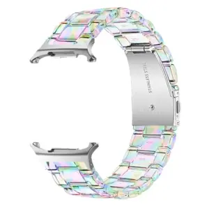 Clear Resin Holographic Strap for Galaxy Watch 8 17 S22a6a82816ce42bf9b1446b5903992d35