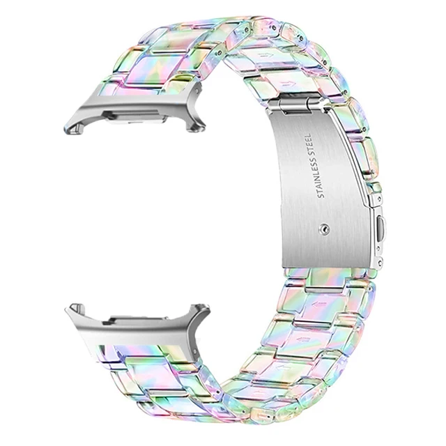 Clear Resin Holographic Strap for Galaxy Watch 8 9 Clear Resin Holographic Strap for Galaxy Watch 8 - Image 9