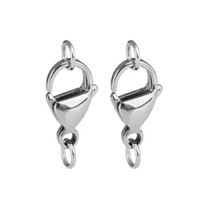 Stainless Steel Lobster Clasp Jewelry Set 14 S22b3f589cefd493abcf5652ebca4d28em