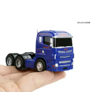 1:64 Scale Diecast Trailer Model for Collectors 17 S22c203dfd1874a1f8214c3d709011439T