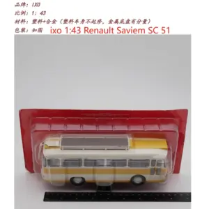 Vibrant Red Saviem SC10 French Bus Model 9 S22d32bd3338a4401b92b2501a70044f1B