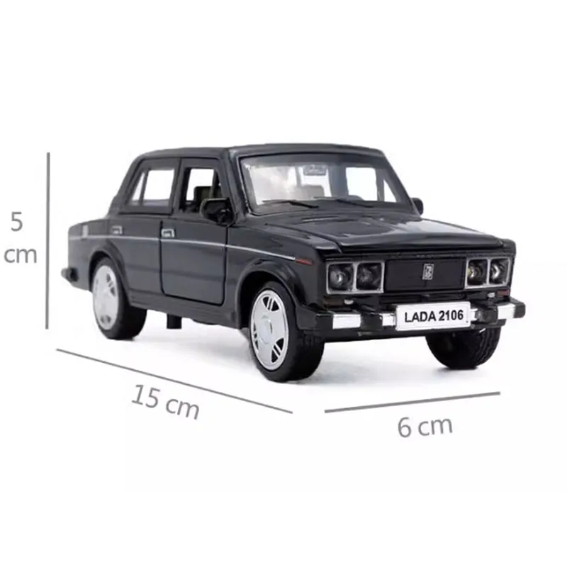 Red Diecast Lada 2106 Model - 1/32 Scale 5 Red Diecast Lada 2106 Model - 1/32 Scale - Image 5