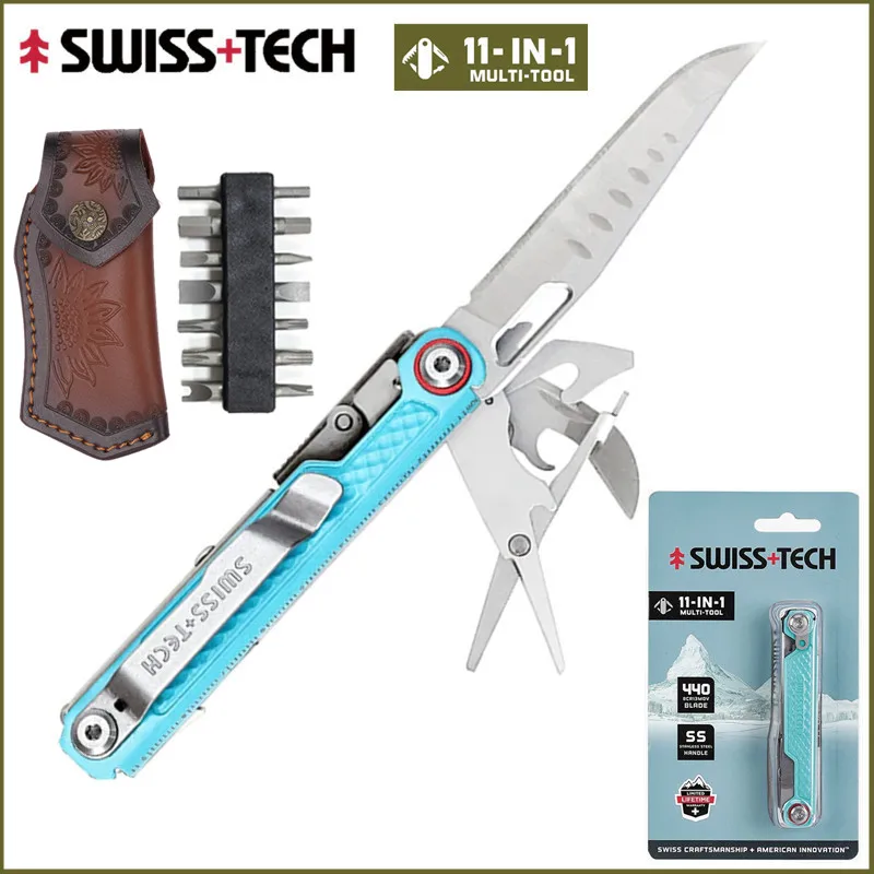 Swiss Tech 11-in-1 Compact Multitool 10 Swiss Tech 11-in-1 Compact Multitool - Image 10