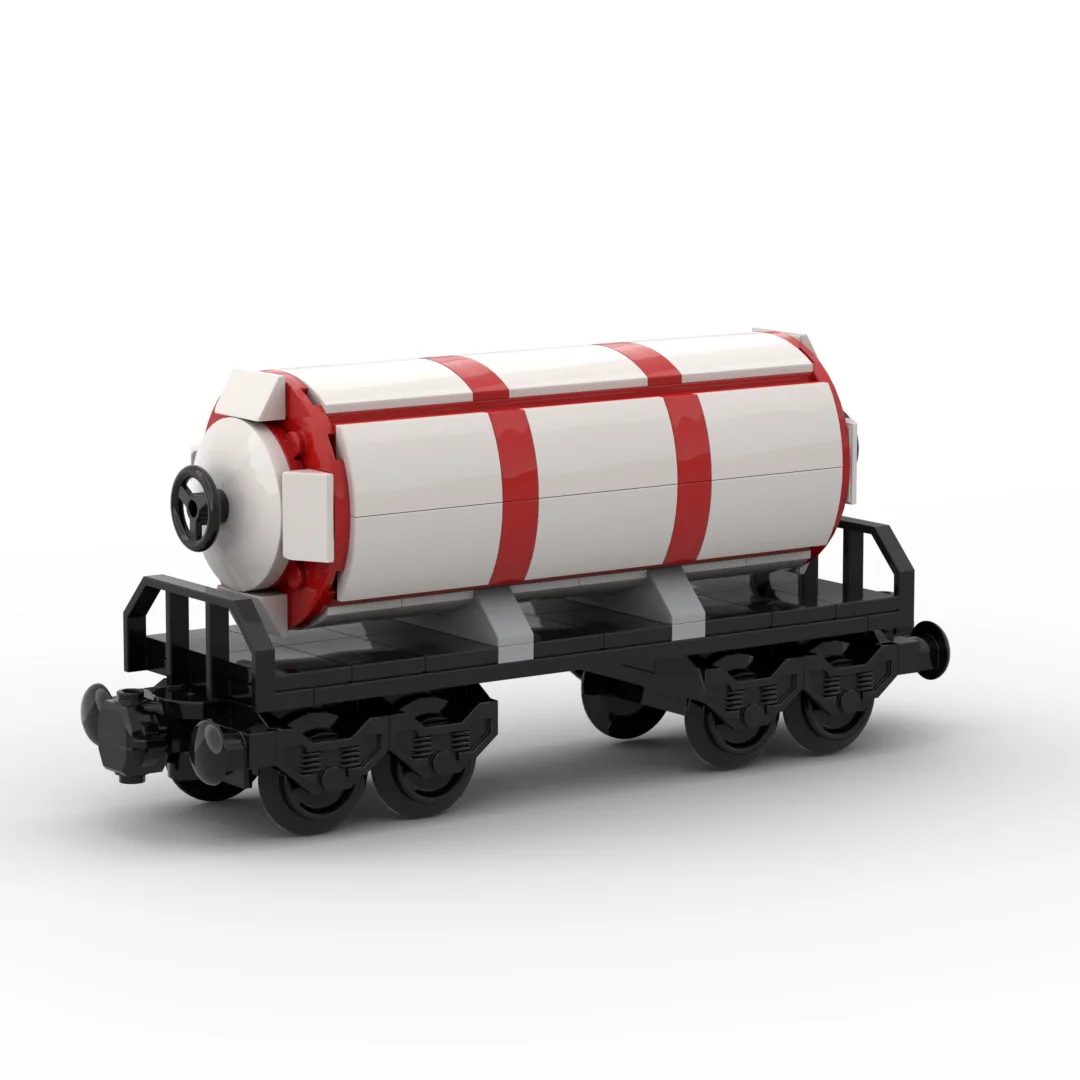 White Oil Tank Car Model Set for Railways 4 White Oil Tank Car Model Set for Railways - Image 4