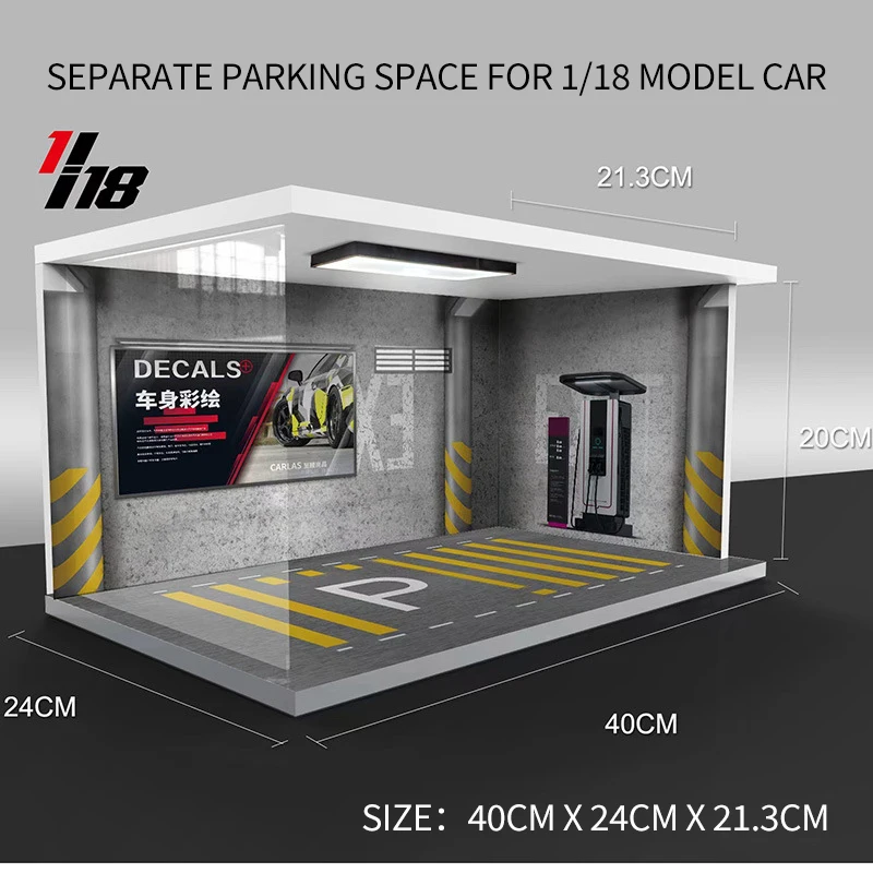 Modern Miniature Parking Lot Scene for Dioramas 7 Modern Miniature Parking Lot Scene for Dioramas - Image 7
