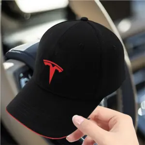 Tesla Model Cap with Red Stripe 11 S234847911a874fd1a255f92b2a53ba89E