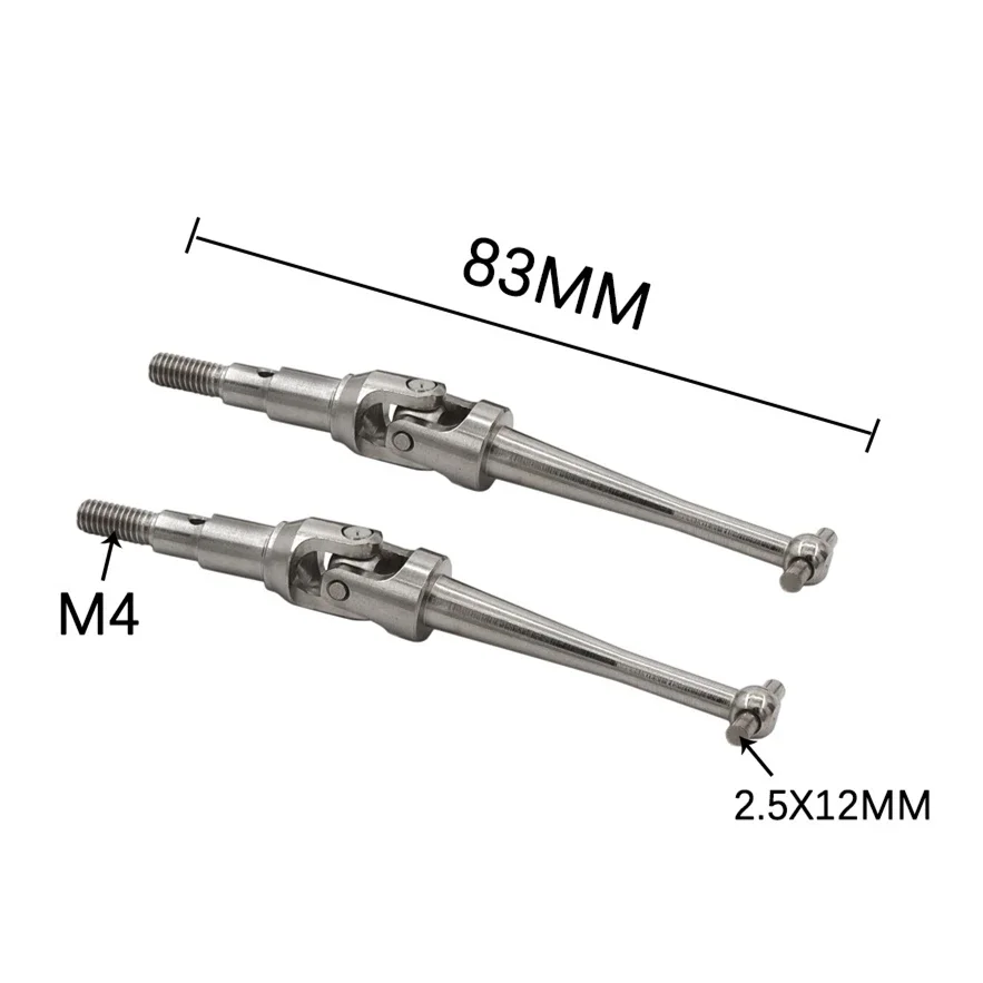 Steel CVD Drive Shafts for 1/16 RC Cars 2 Steel CVD Drive Shafts for 1/16 RC Cars - Image 2